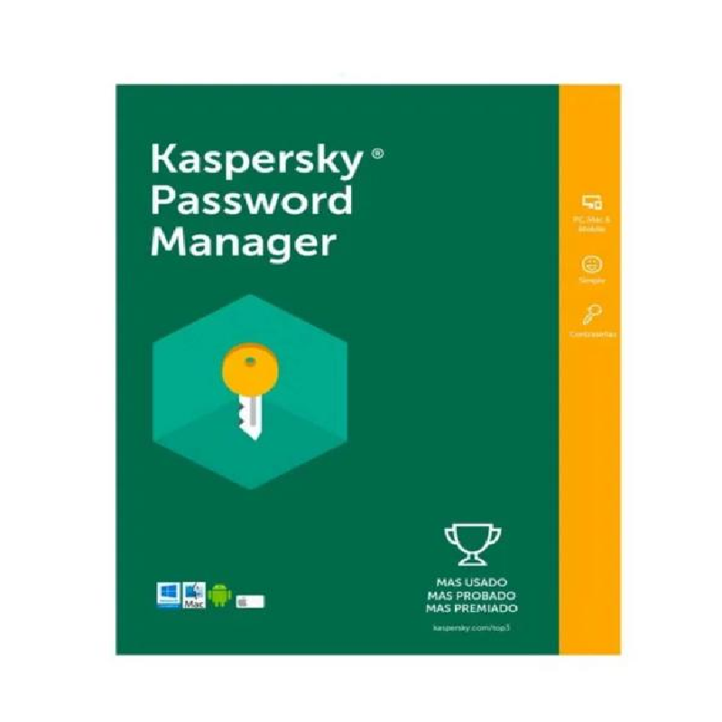 Licencia base Kaspersky Password Manager Descargable, 1 Usuario, 1 Año