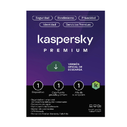 Licencia base kaspersky Premium 1 dispositivo 1 año