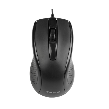 Mouse Óptico Targus AMU81USZ cableado USB color negro