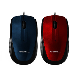 Mouse USB Argom con cable óptico 3D MS14
