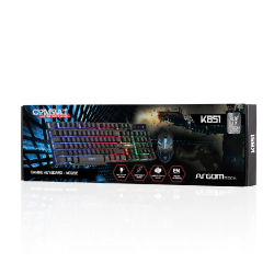 Combo de teclado y ratón Argom para juegos Combat KB51
