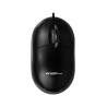 Mouse Óptico Argom Clásico Cableado USB Color Negro