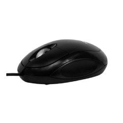 Mouse Óptico Argom Clásico Cableado USB Color Negro